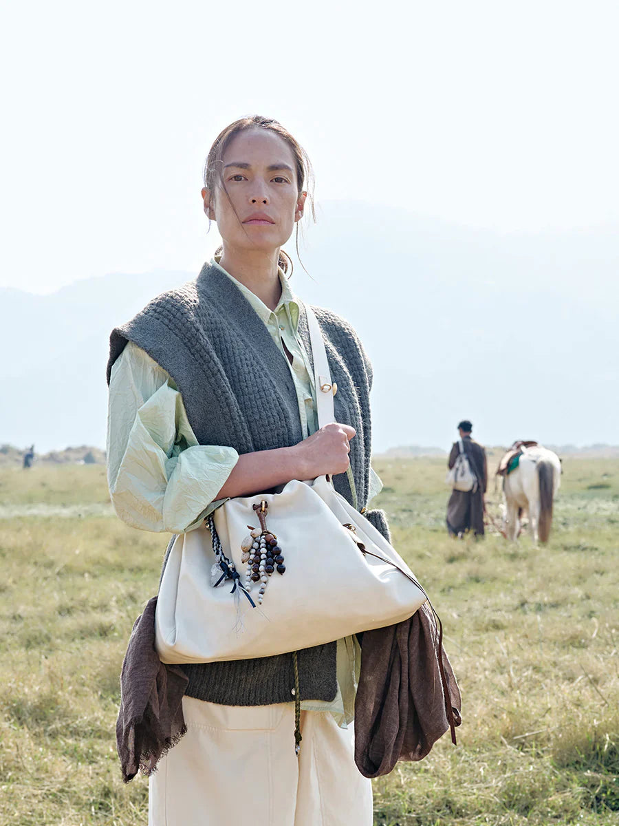 Small Gather Bag Set - Cloud (Contrast Tone)