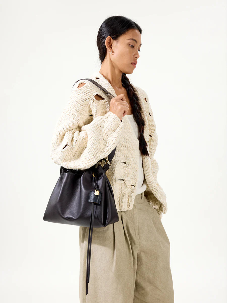 Small Gather Bag Set - Ebony (Contrast Tone)