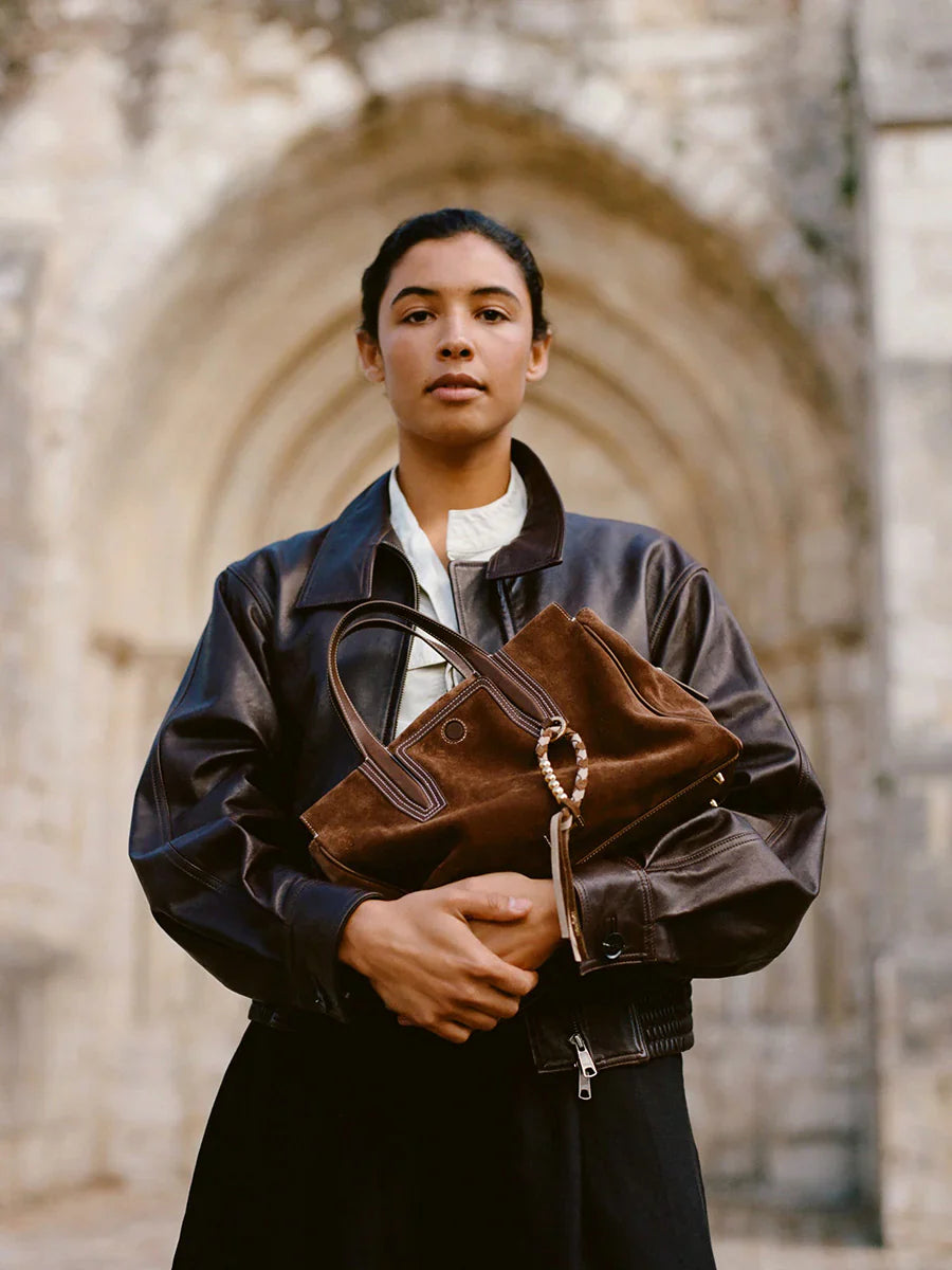 Small Yore Duffle Bag - Sandal Suede