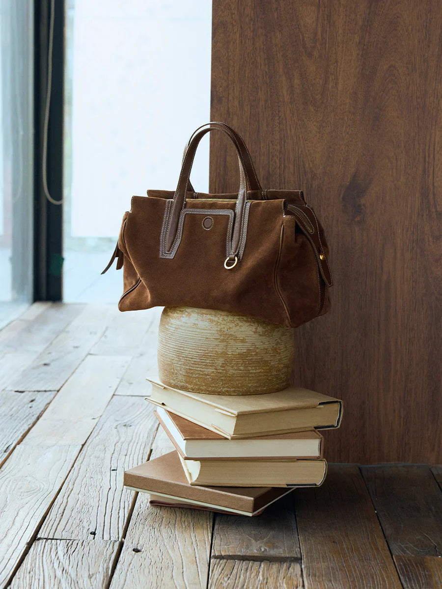 Small Yore Duffle Bag - Sandal Suede