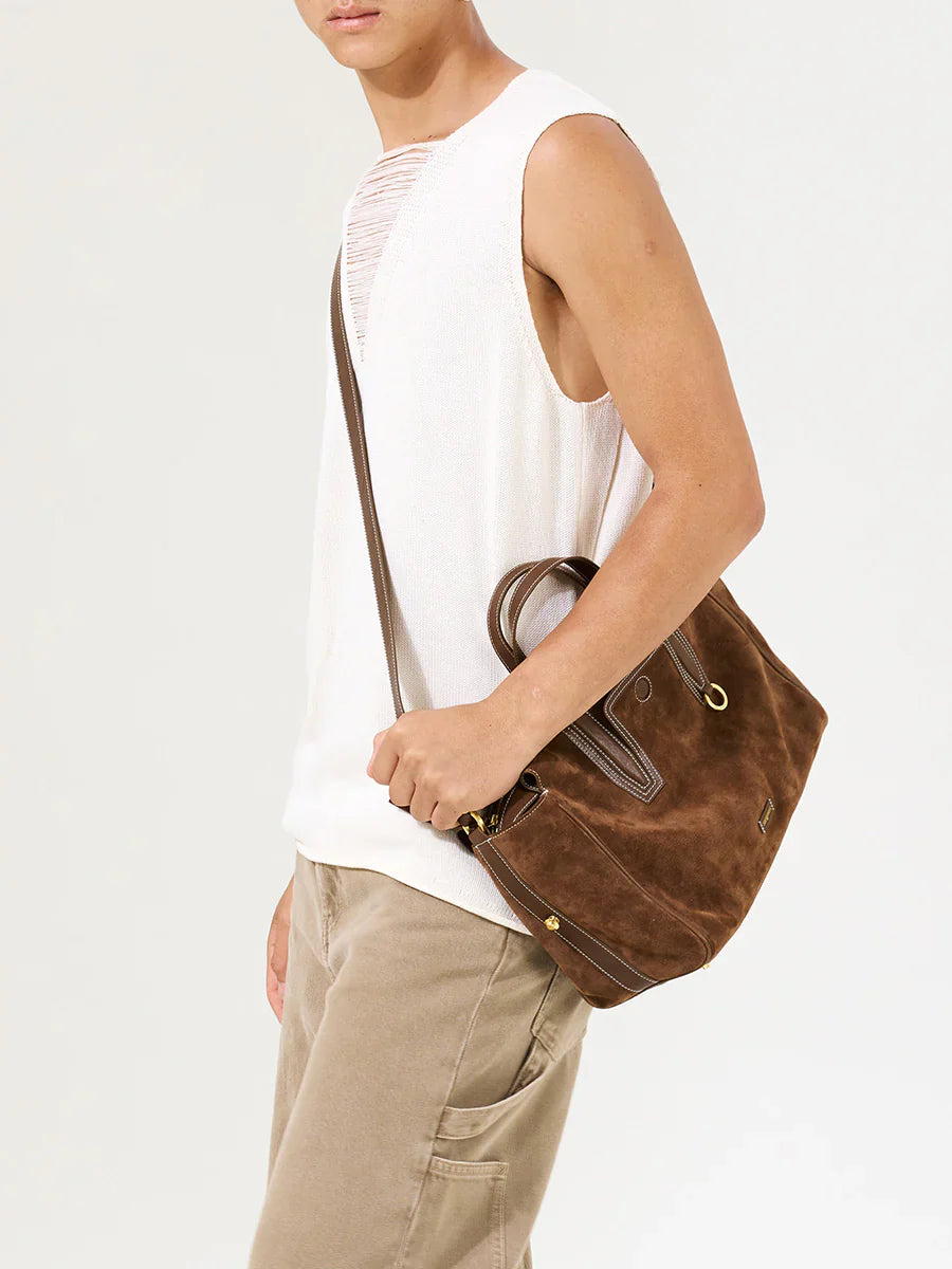 Small Yore Duffle Bag - Sandal Suede