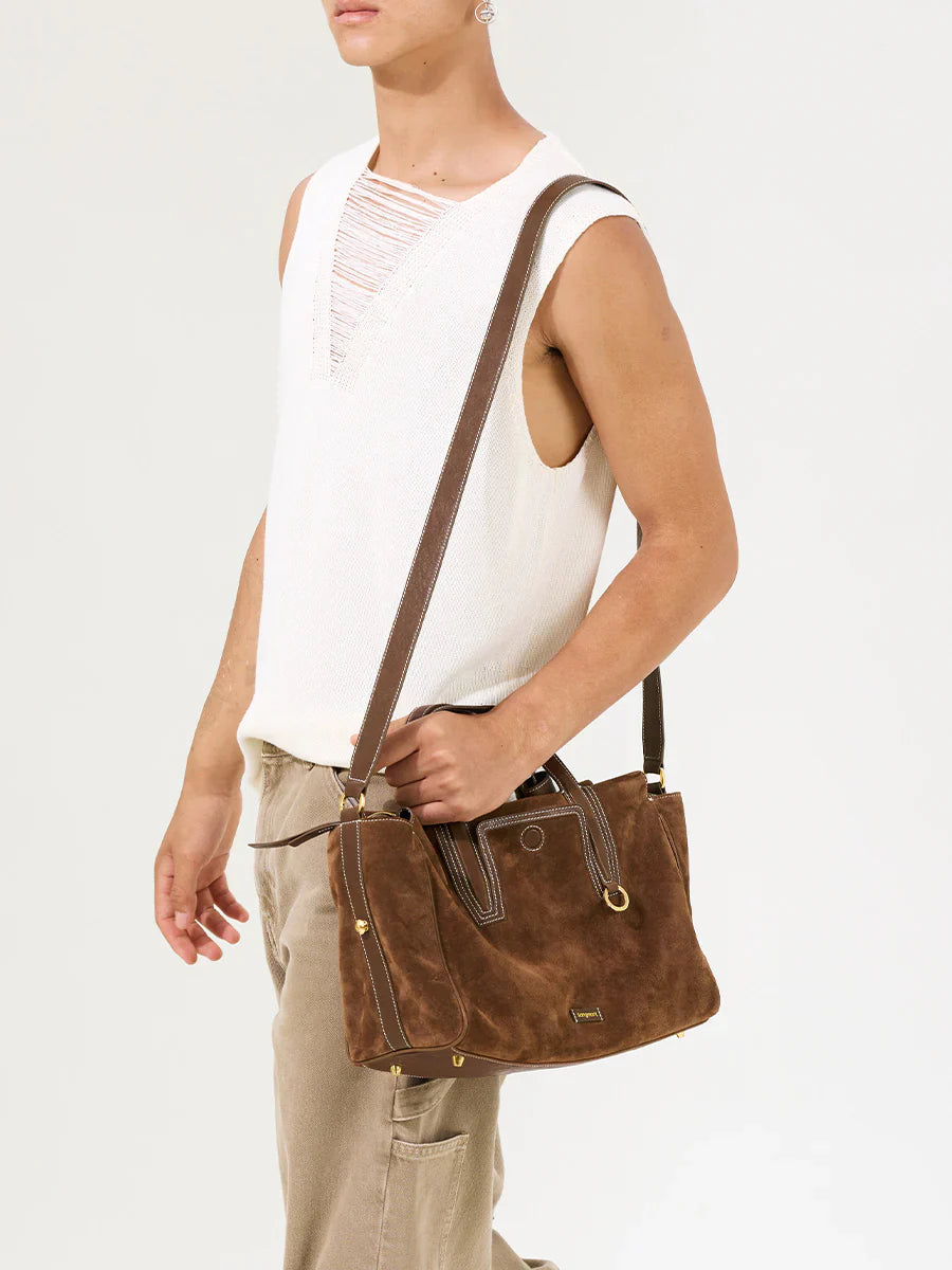 Small Yore Duffle Bag - Sandal Suede