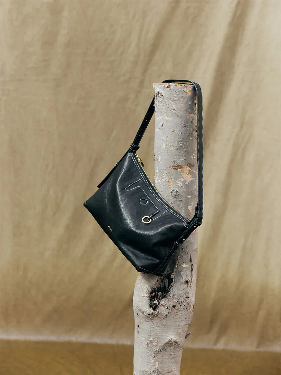 Small Yore Hobo Bag (Minimal Version) - Onyx