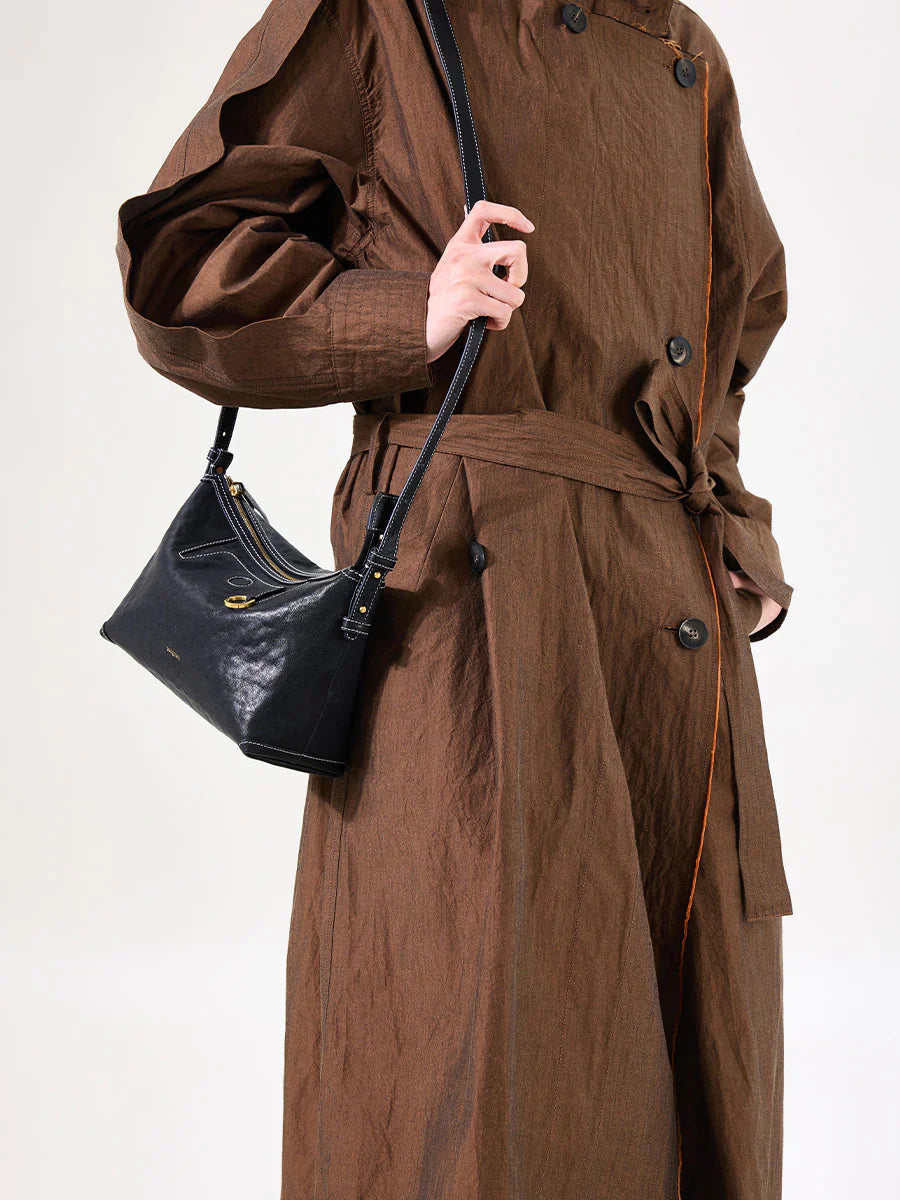 Small Yore Hobo Bag (Minimal Version) - Onyx