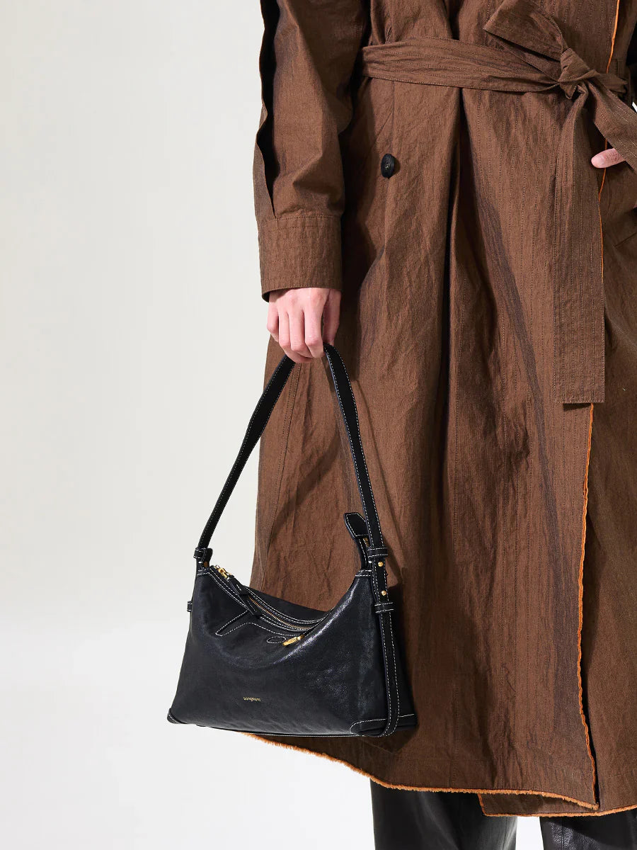 Small Yore Hobo Bag (Minimal Version) - Onyx