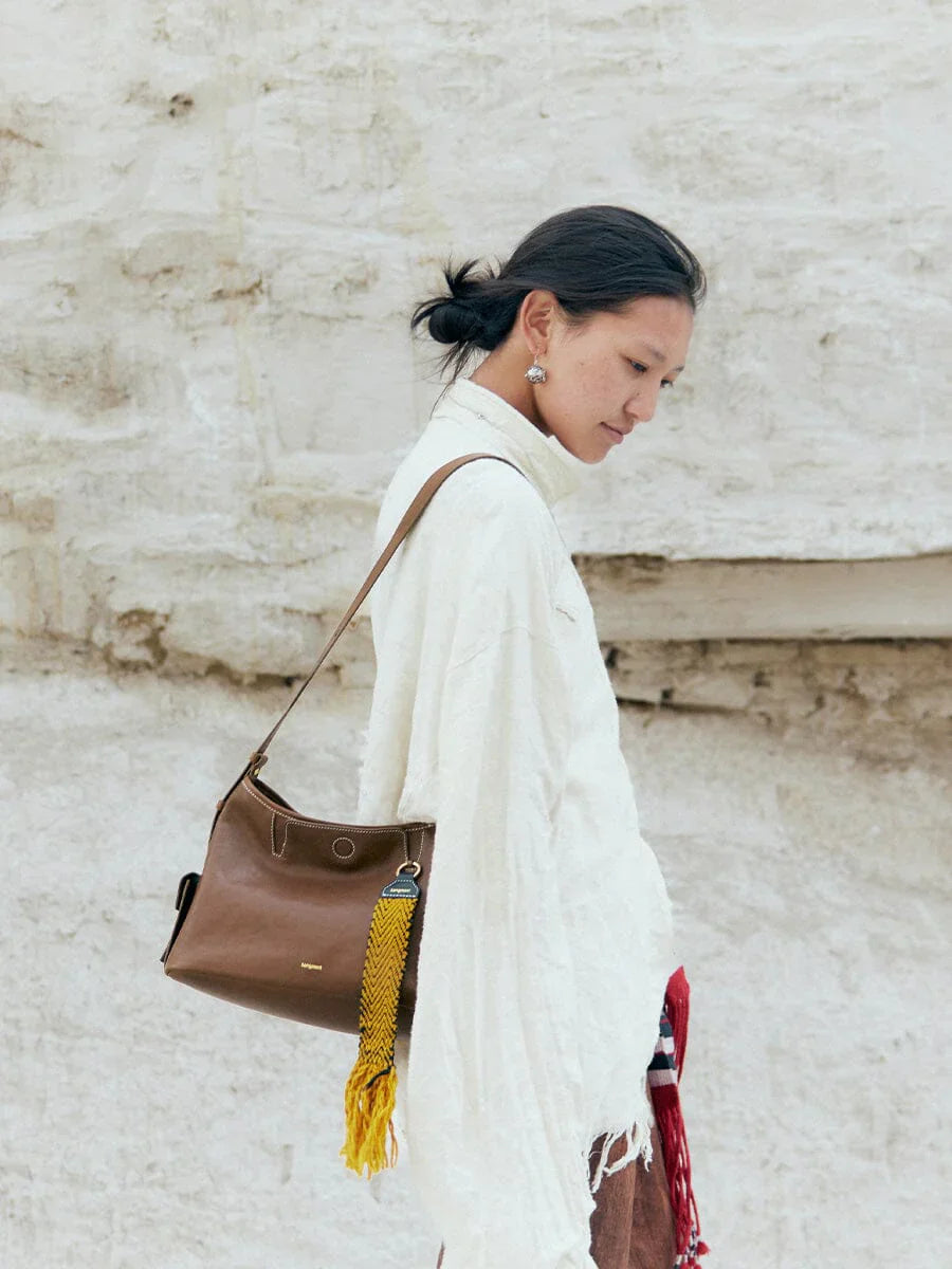 Small Yore Hobo Bag - Sandal