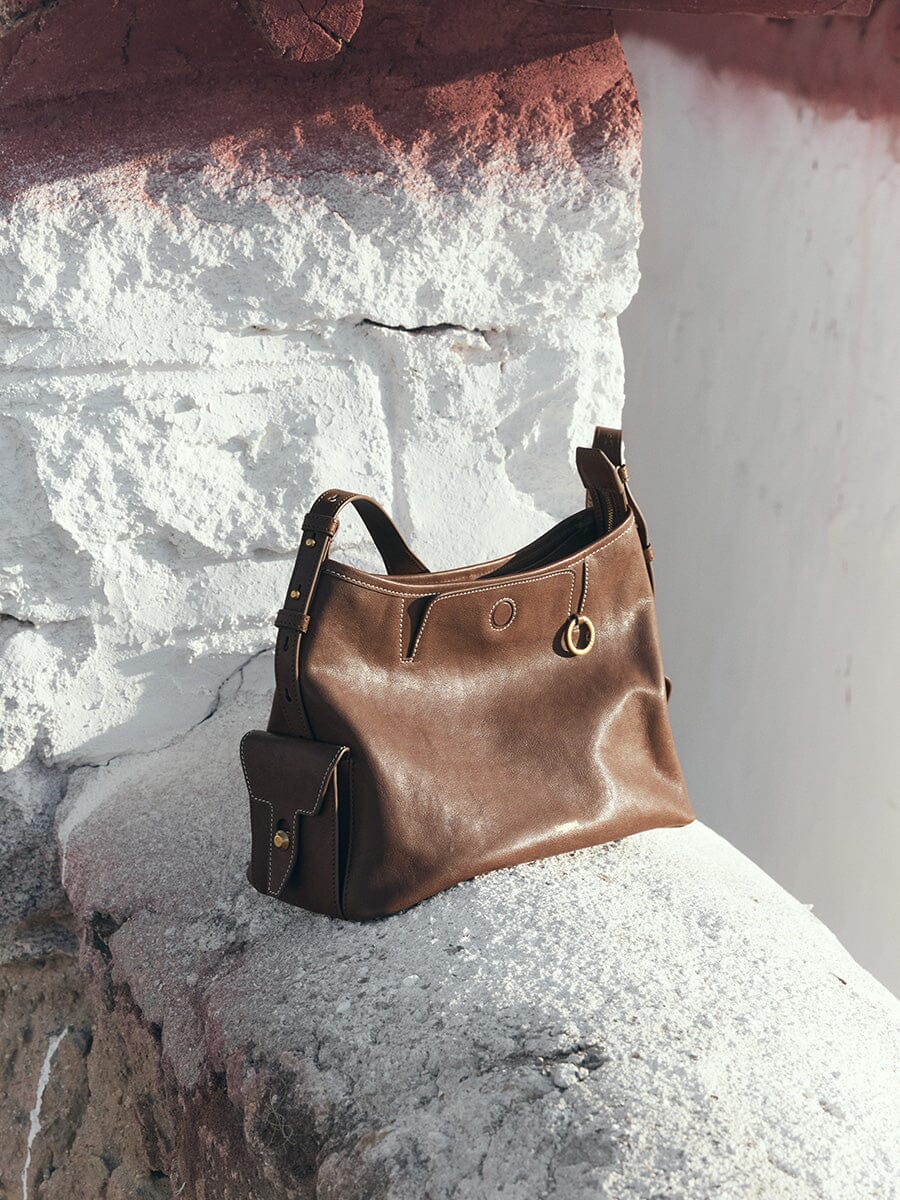 Small Yore Hobo Bag - Sandal