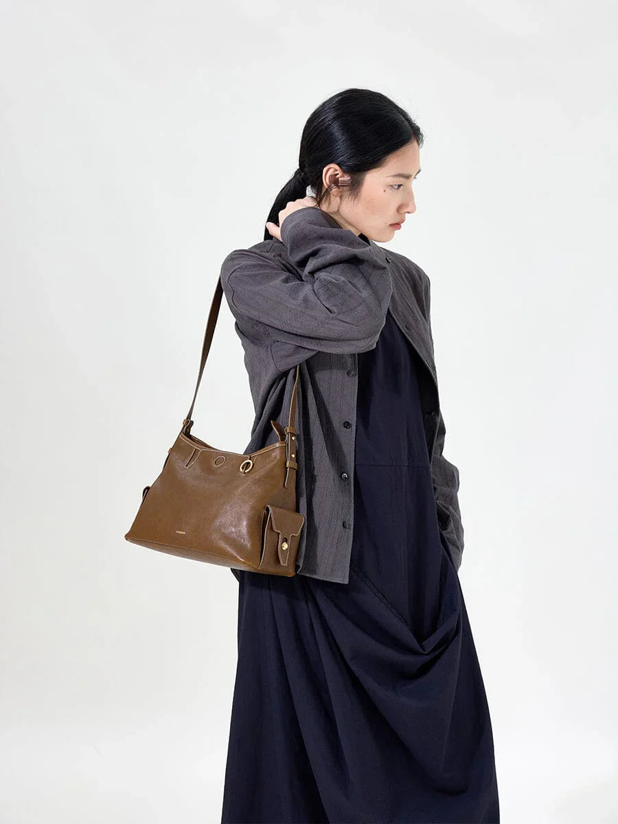 Small Yore Hobo Bag - Sandal