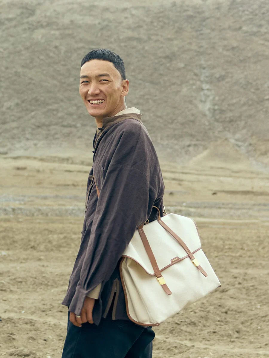 The Large Shan Briefcase - Canvas