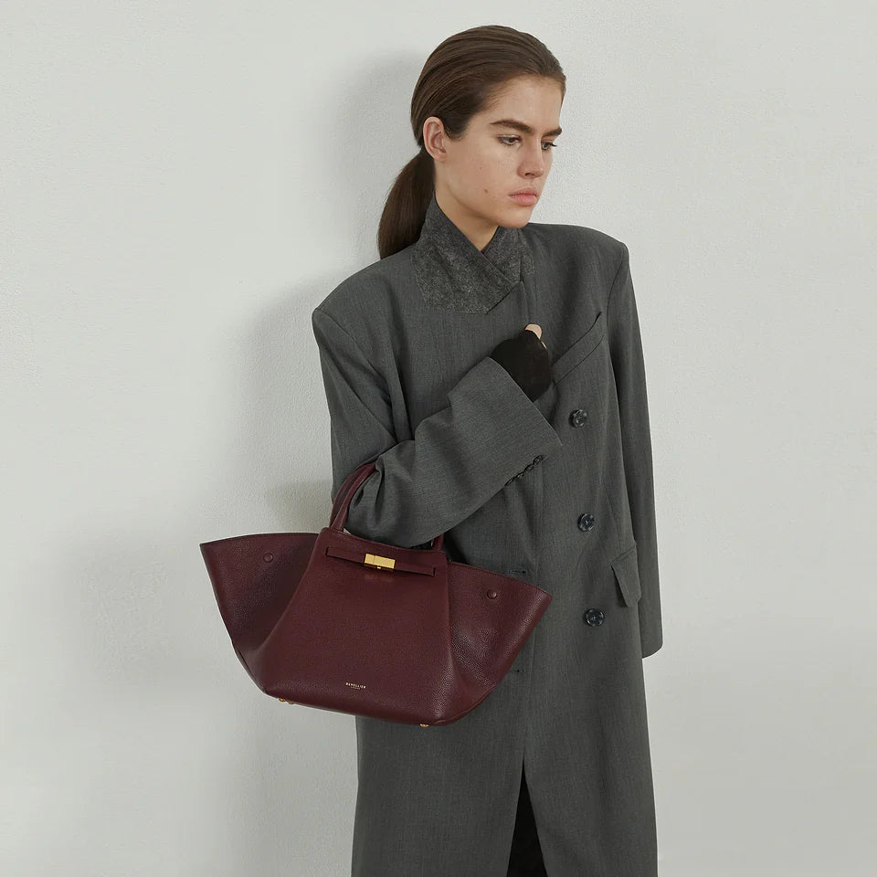 The Midi New York Small Burgundy