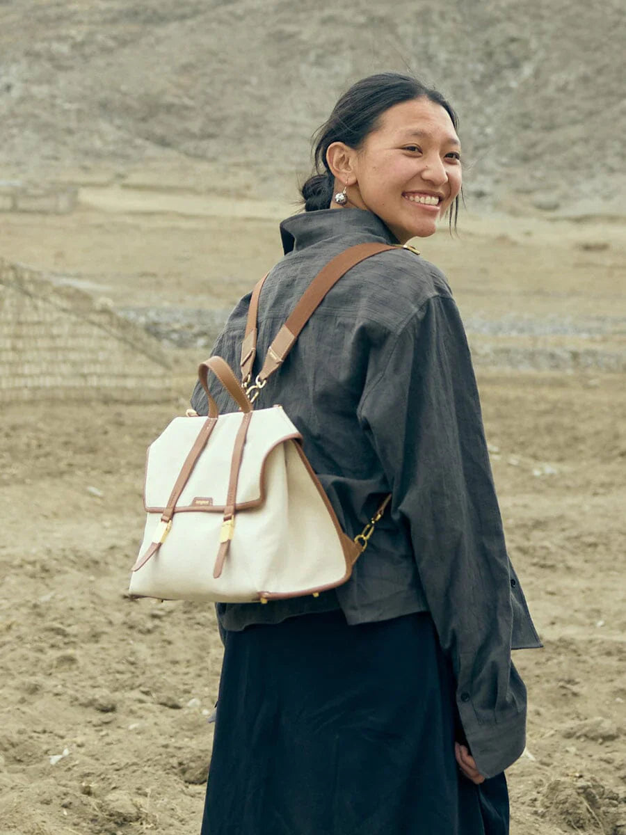 The Small Shan Briefcase - Canvas