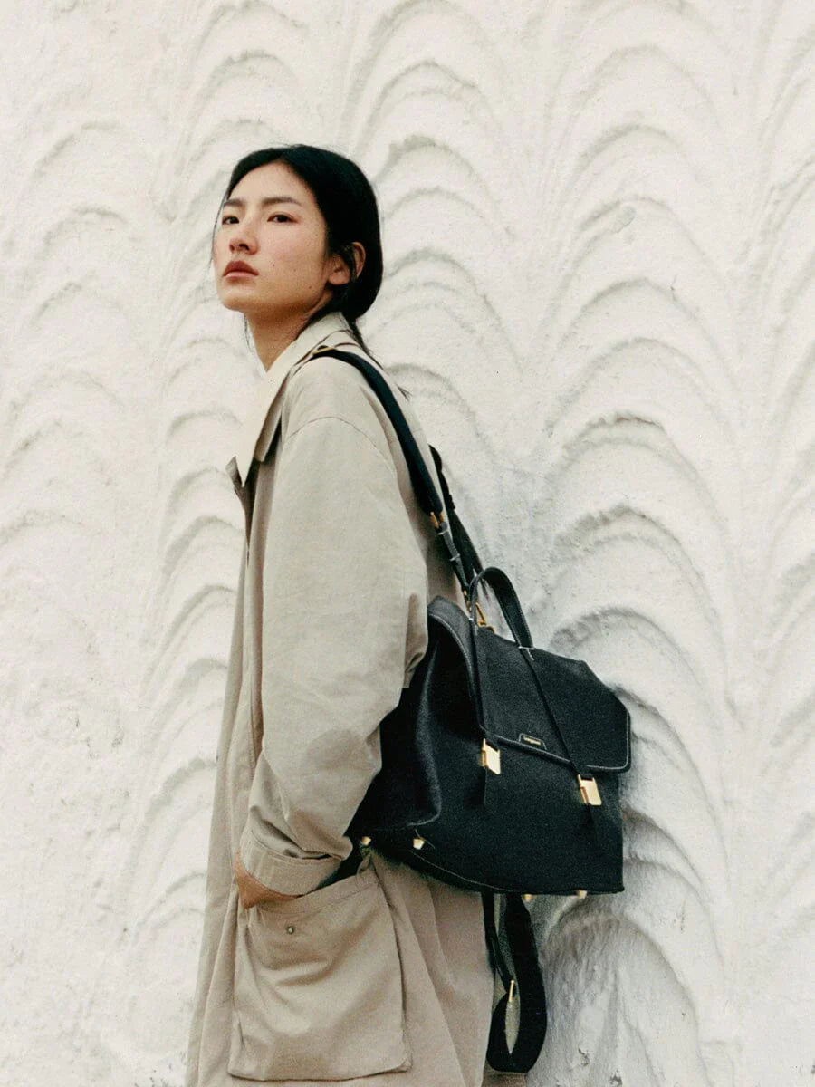 The Small Shan Briefcase - Onyx