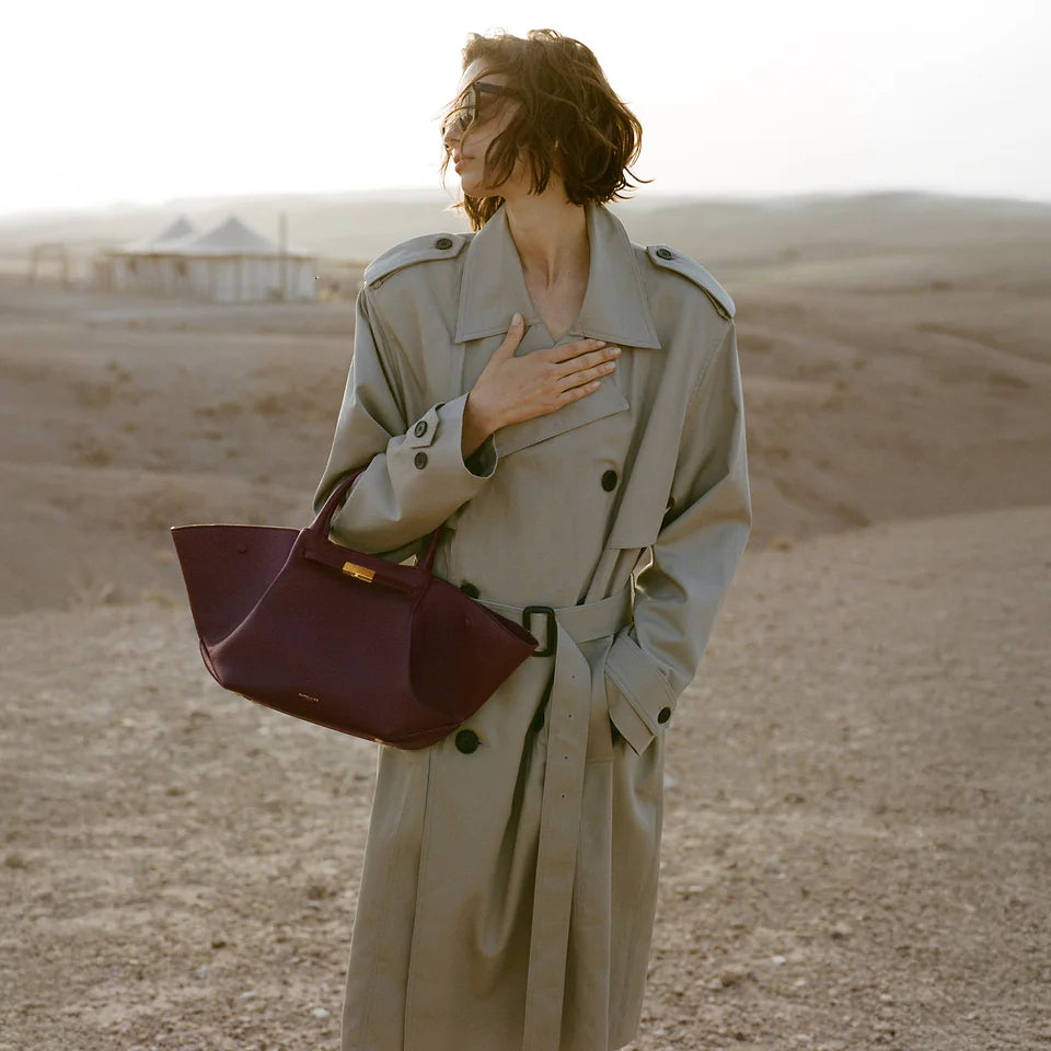 The Midi New York Small Burgundy