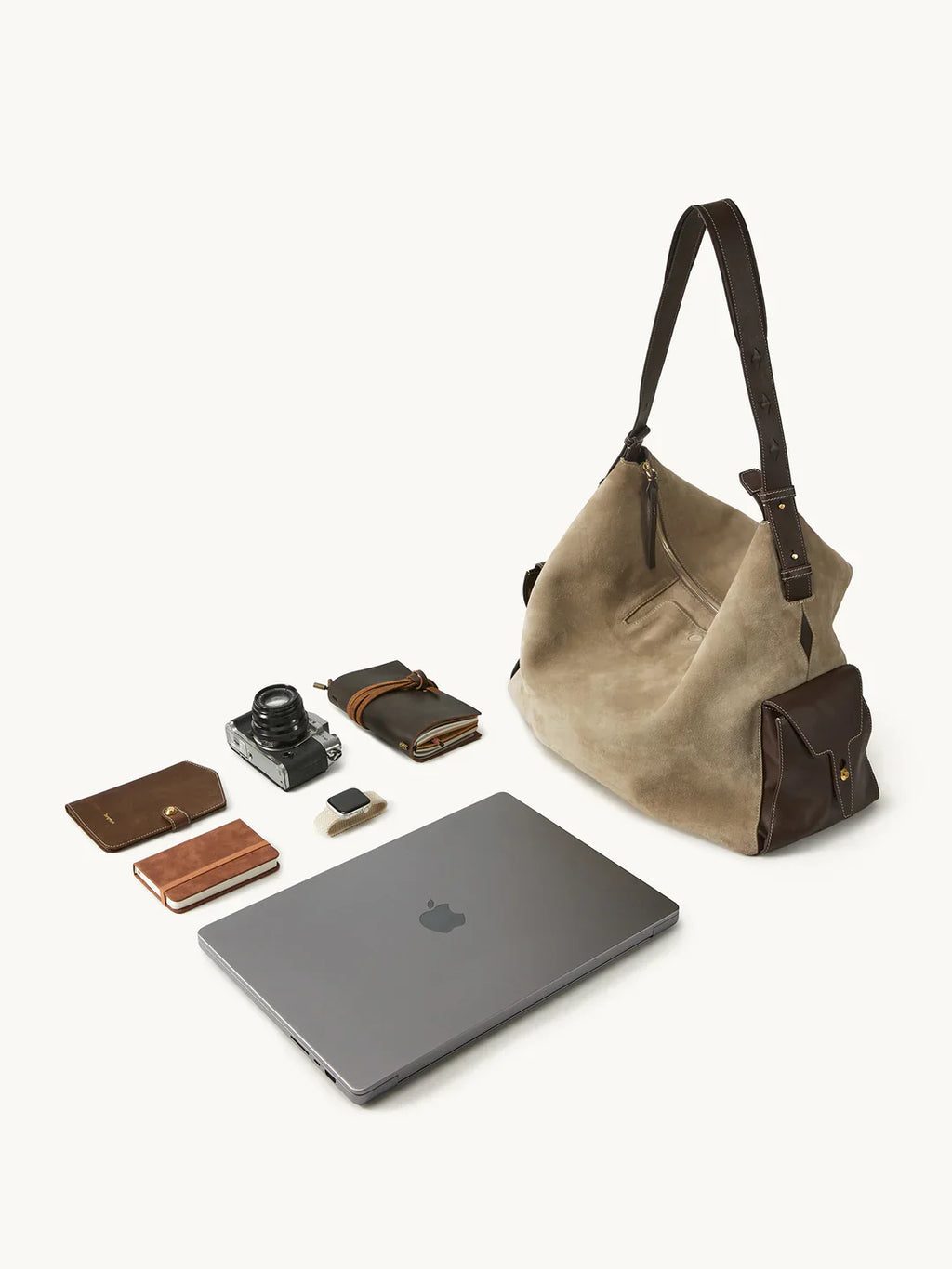 Extra Large Yore Hobo Bag - Dune Suede