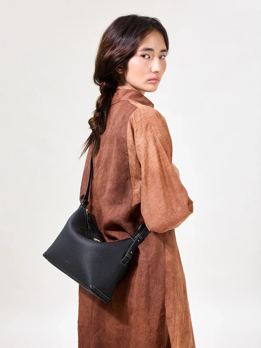 Extra Large Yore Hobo Bag (Minimal Version) - Onyx