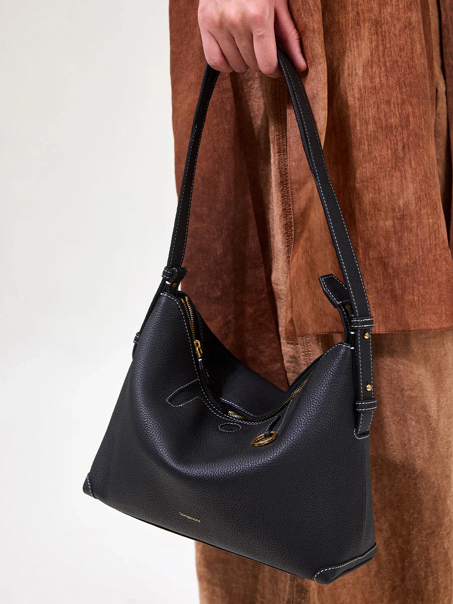Extra Large Yore Hobo Bag (Minimal Version) - Onyx