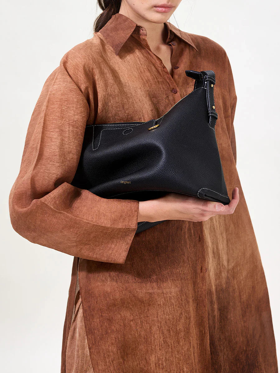 Extra Large Yore Hobo Bag (Minimal Version) - Onyx