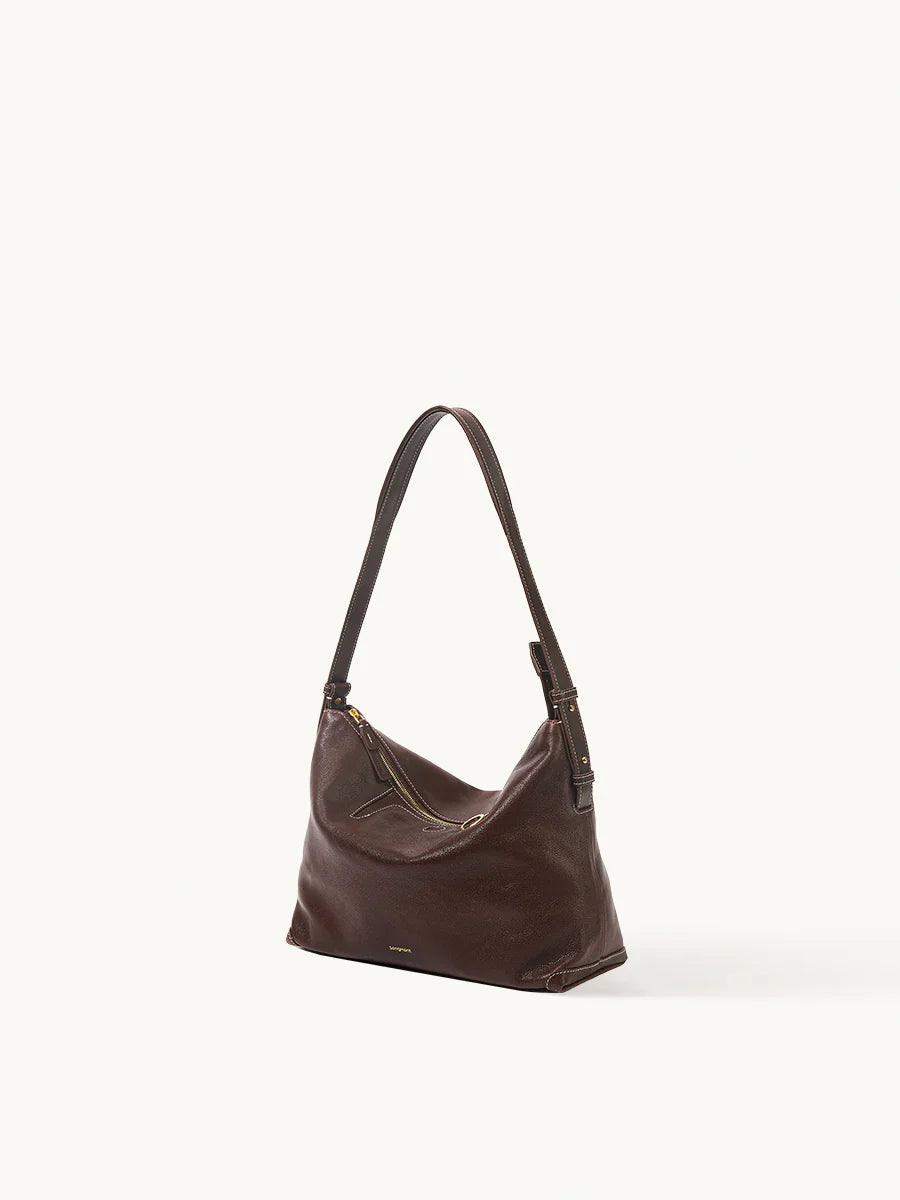 Extra Large Yore Hobo Bag (Minimal Version) - Raisin