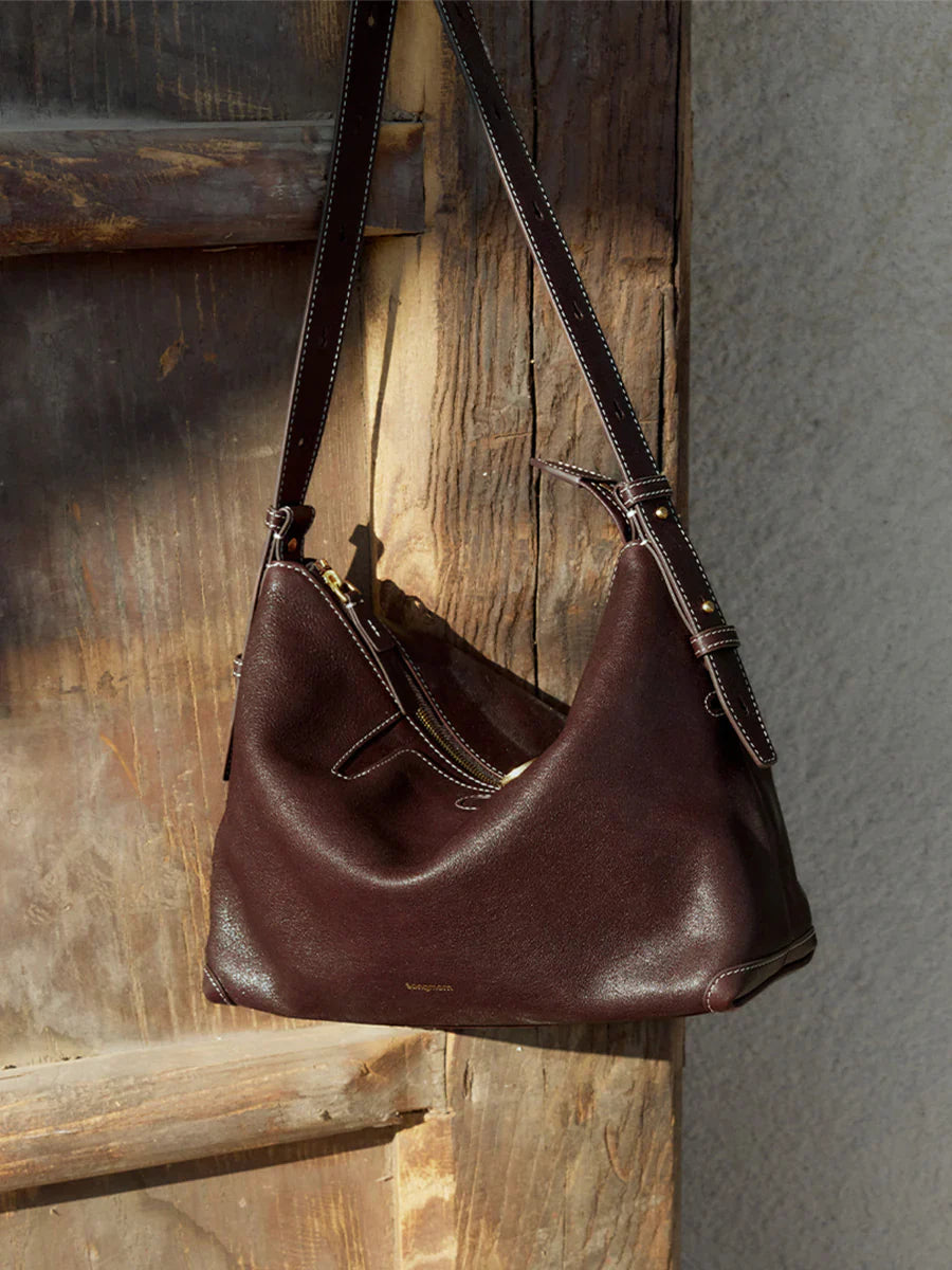 Extra Large Yore Hobo Bag (Minimal Version) - Raisin