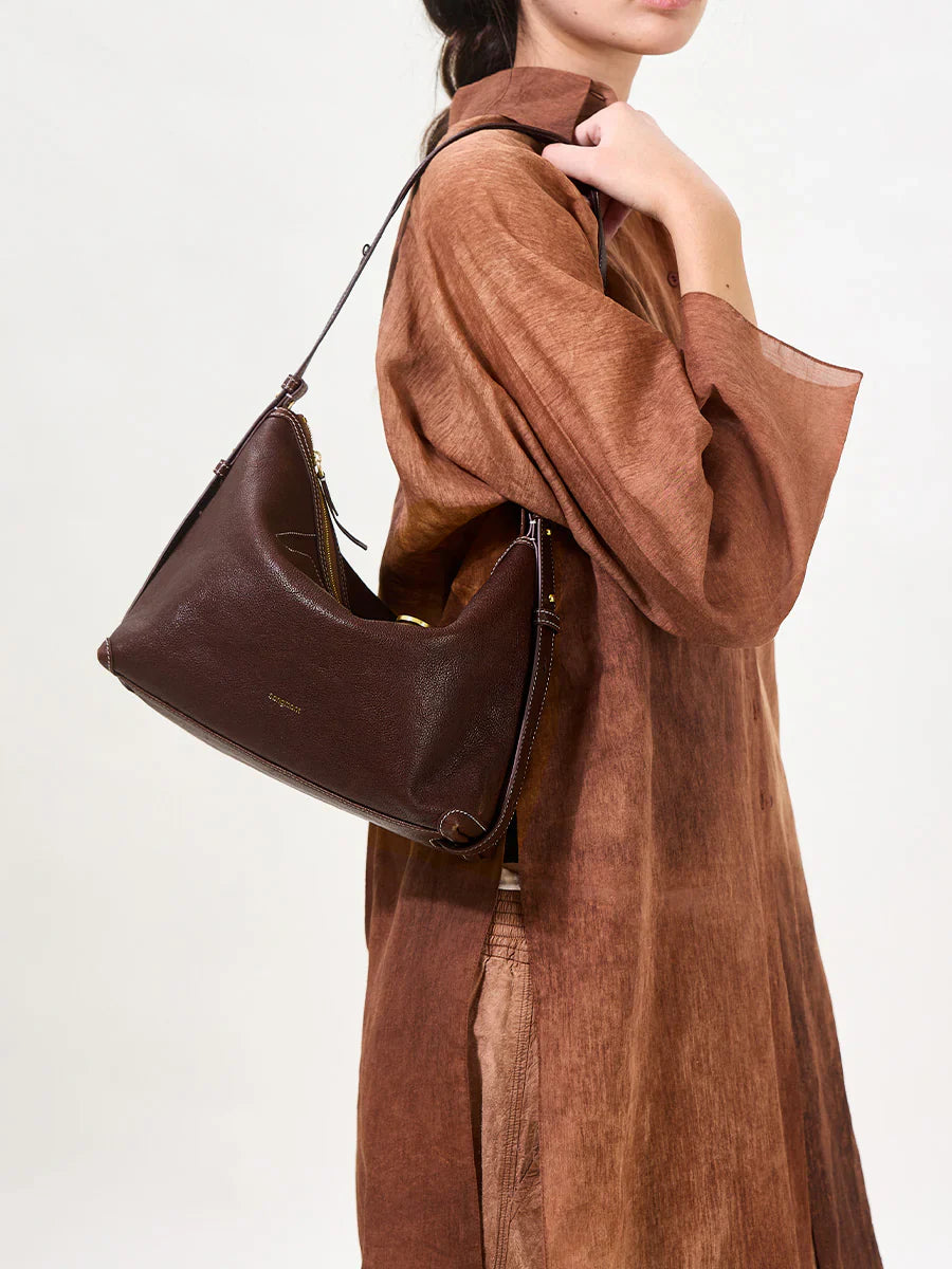 Extra Large Yore Hobo Bag (Minimal Version) - Raisin