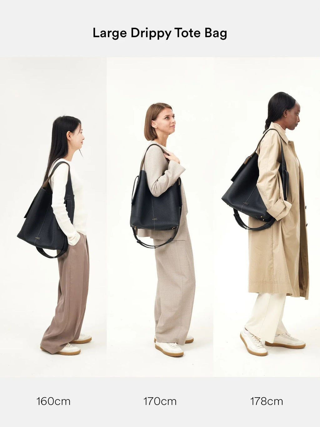 Large Drippy Tote Bag - Ivory