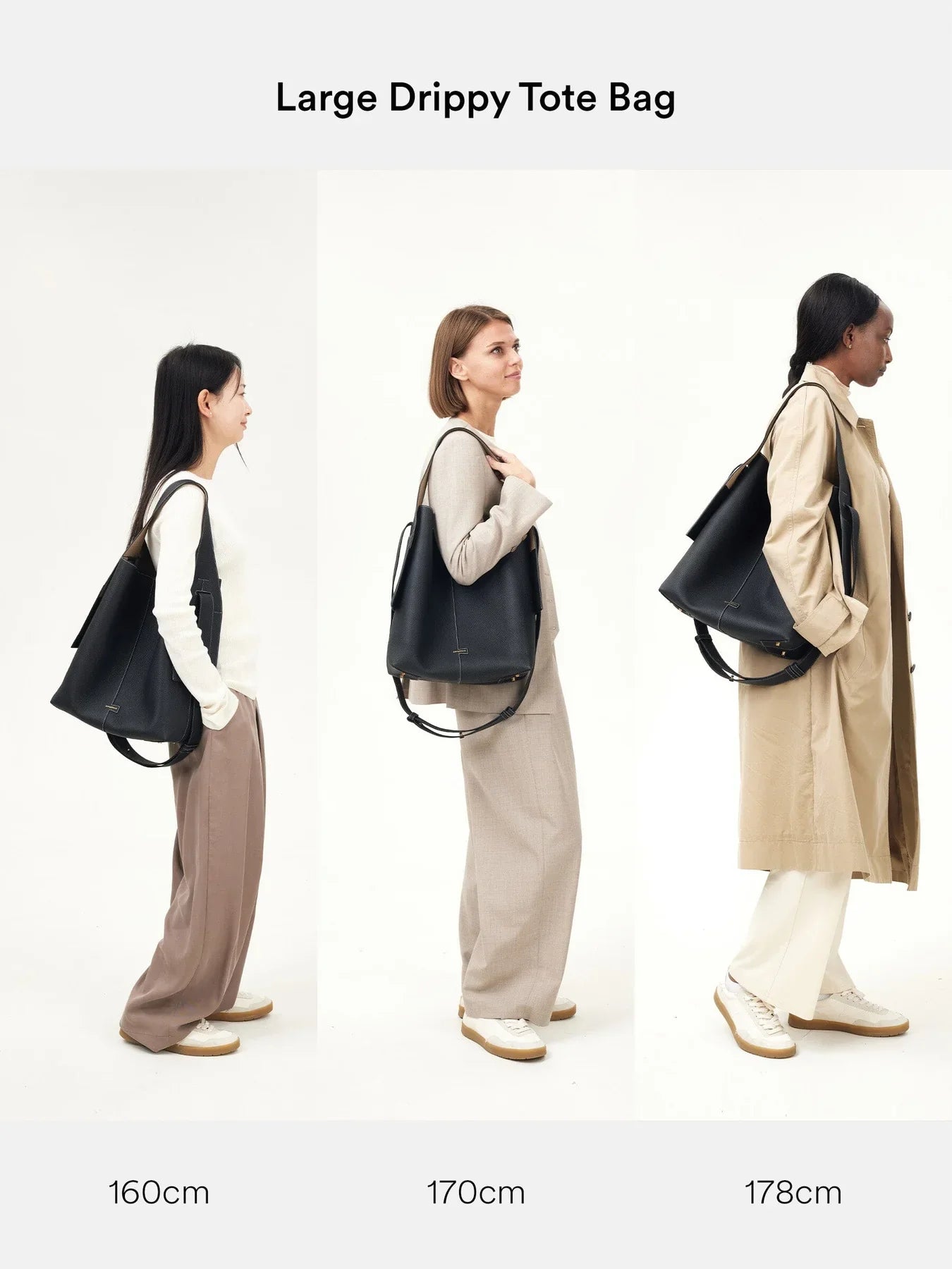 Large Drippy Tote Bag - Ivory