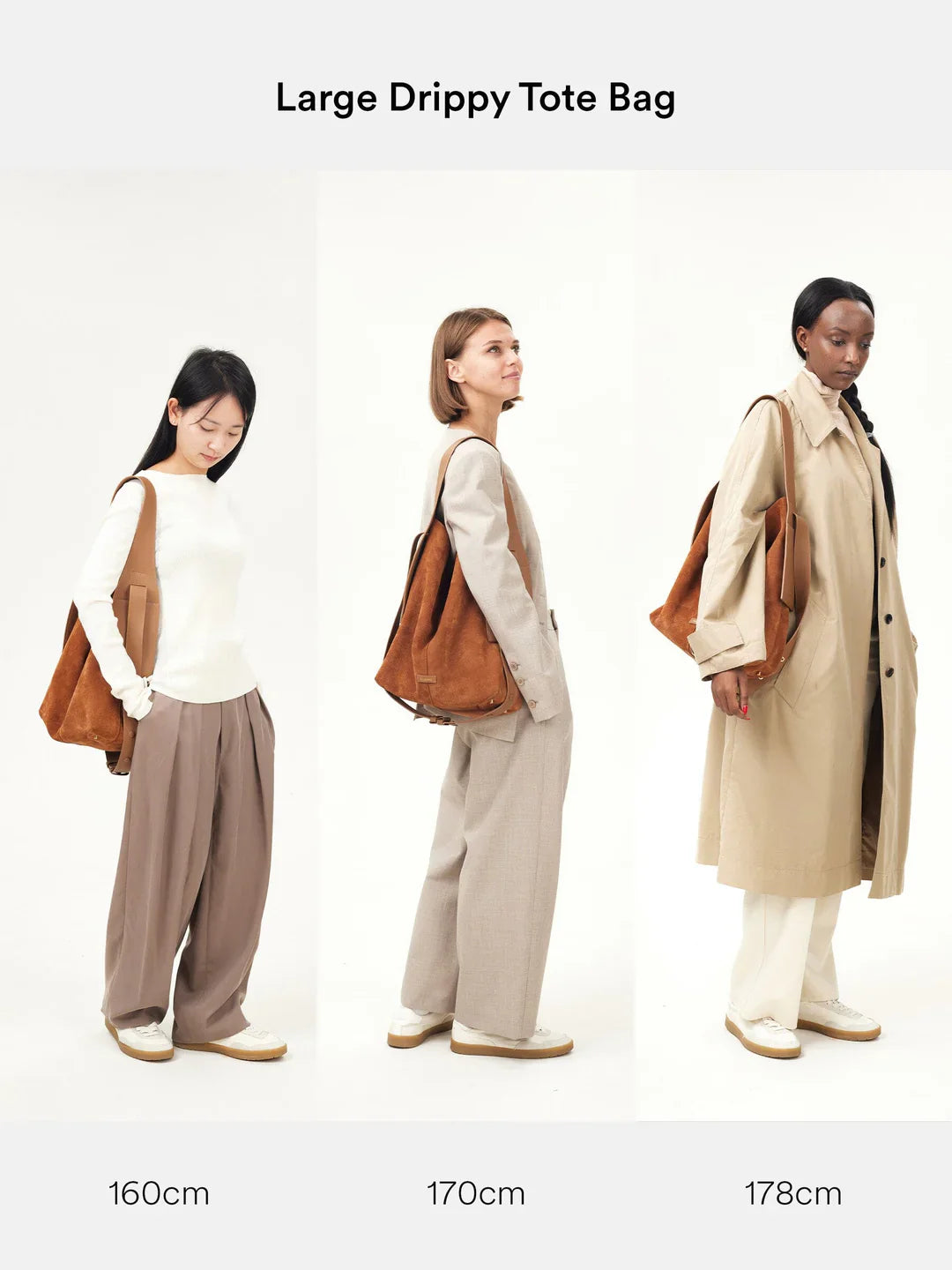 Large Drippy Tote Bag - Olive