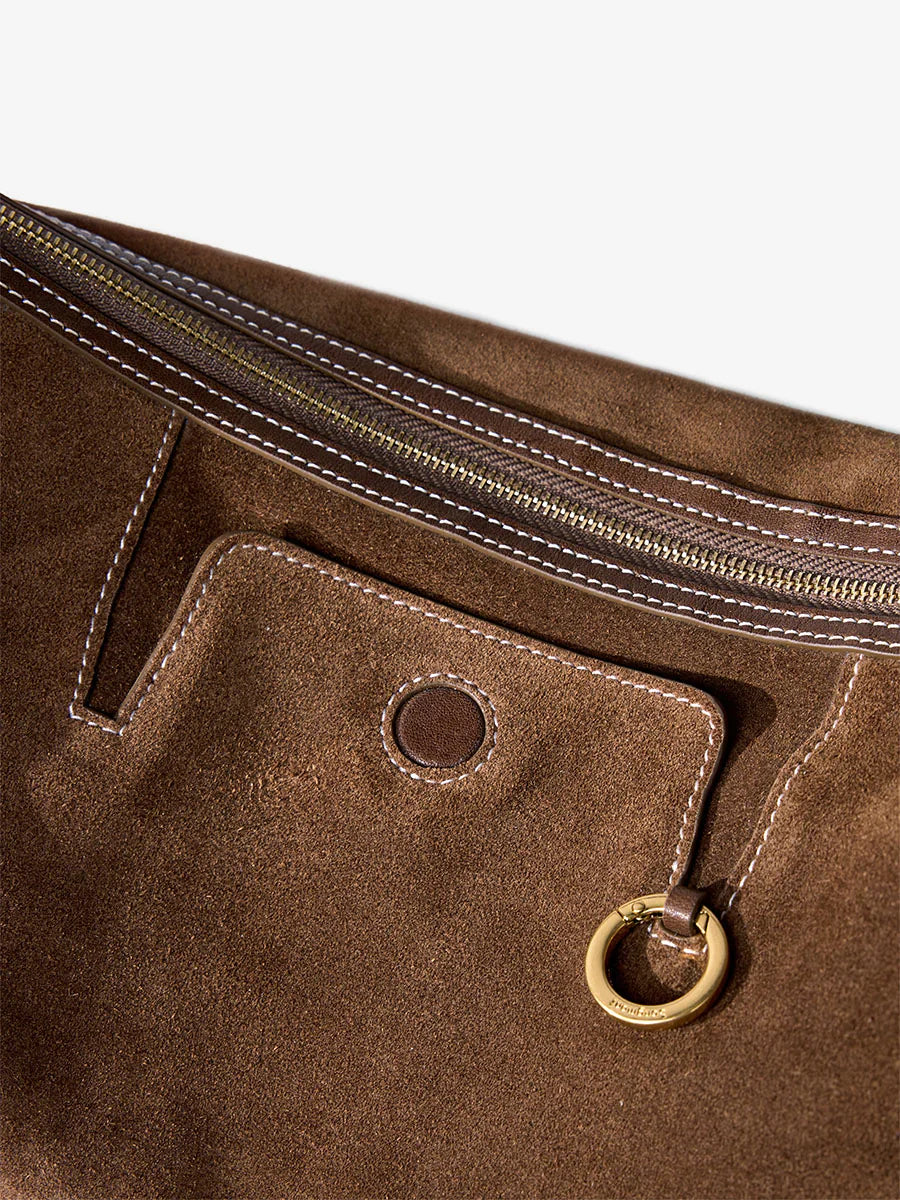 Large Yore Hobo Bag (Minimal Version) - Sandal Suede