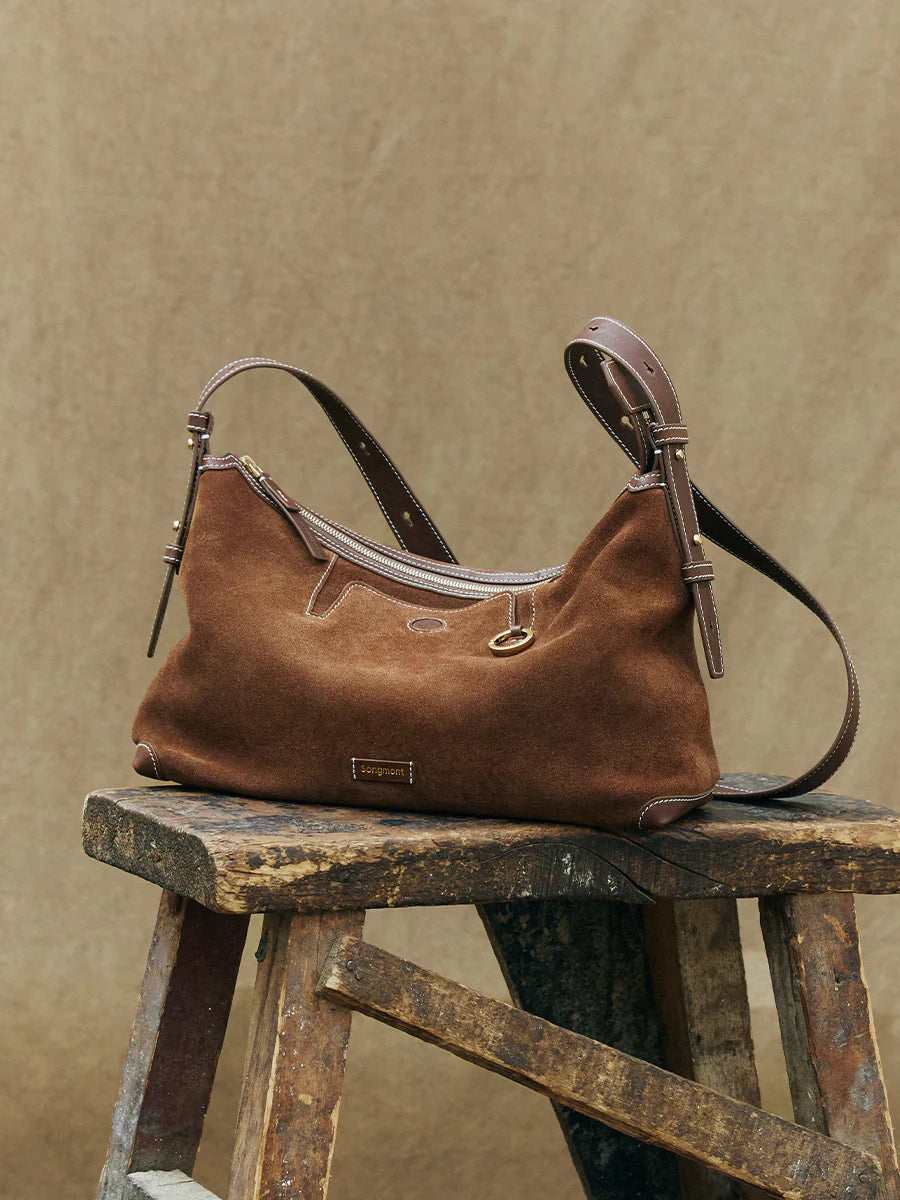 Large Yore Hobo Bag (Minimal Version) - Sandal Suede