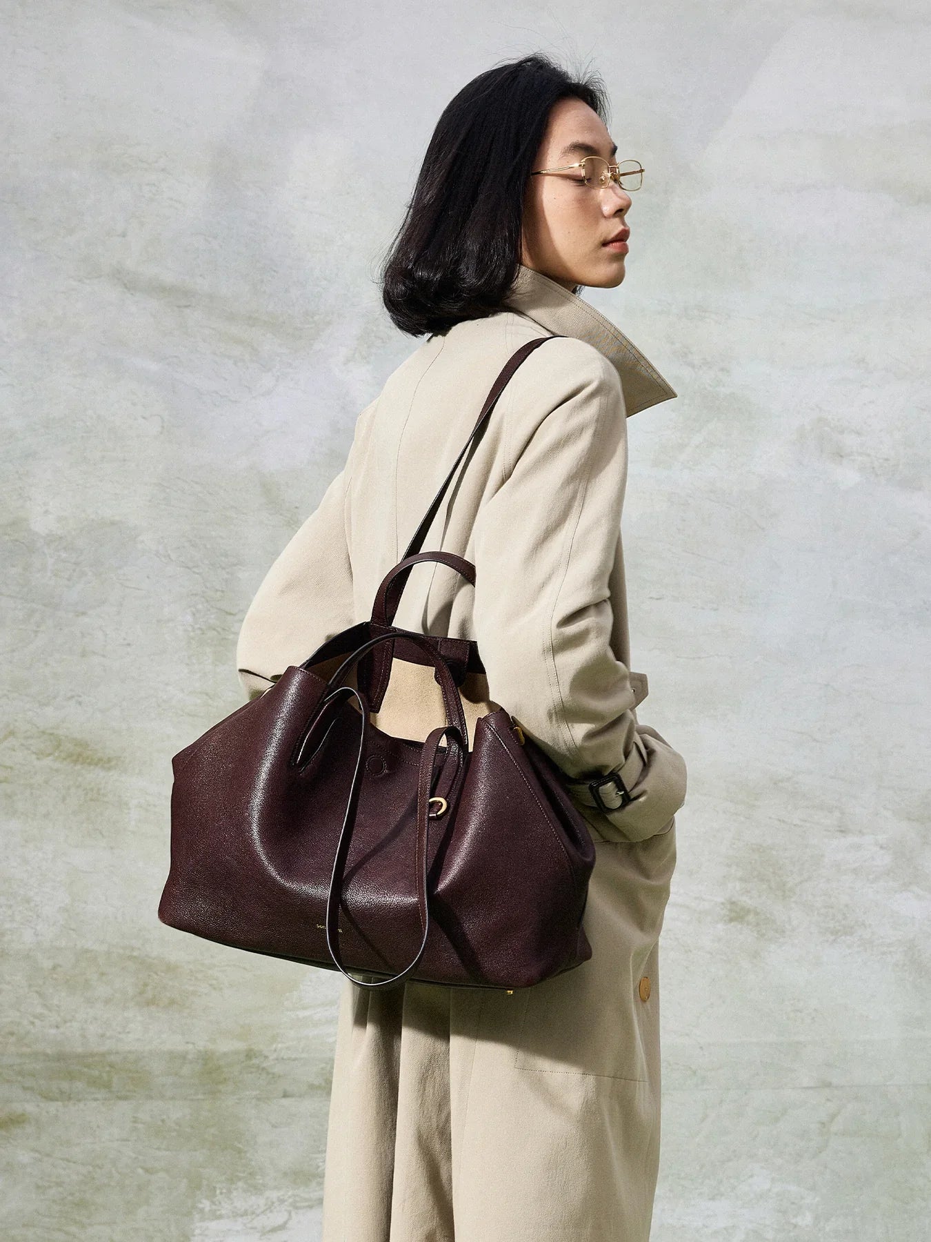 Large Yore Tote Bag - Raisin