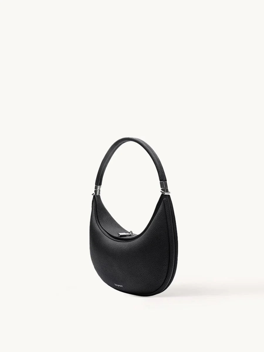 Luna Bag (Silver-tone hardware) - Onyx