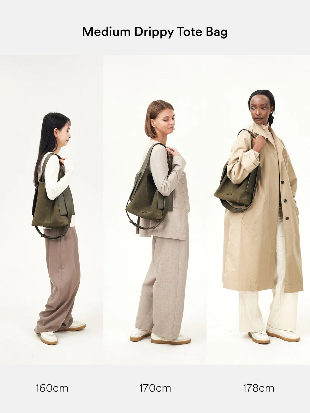 Medium Drippy Tote Bag - Caramel