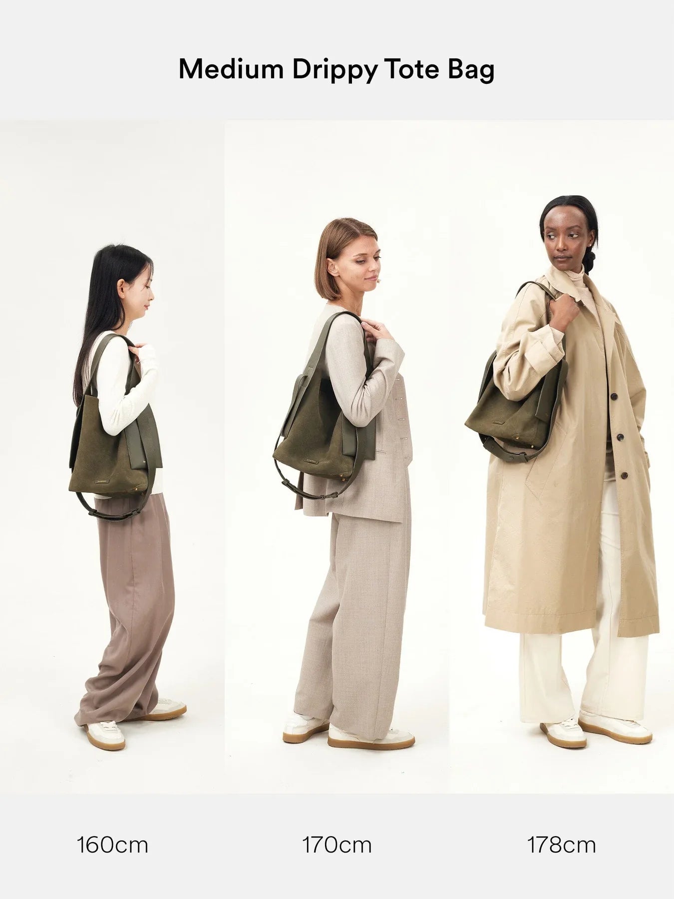 Medium Drippy Tote Bag - Caramel
