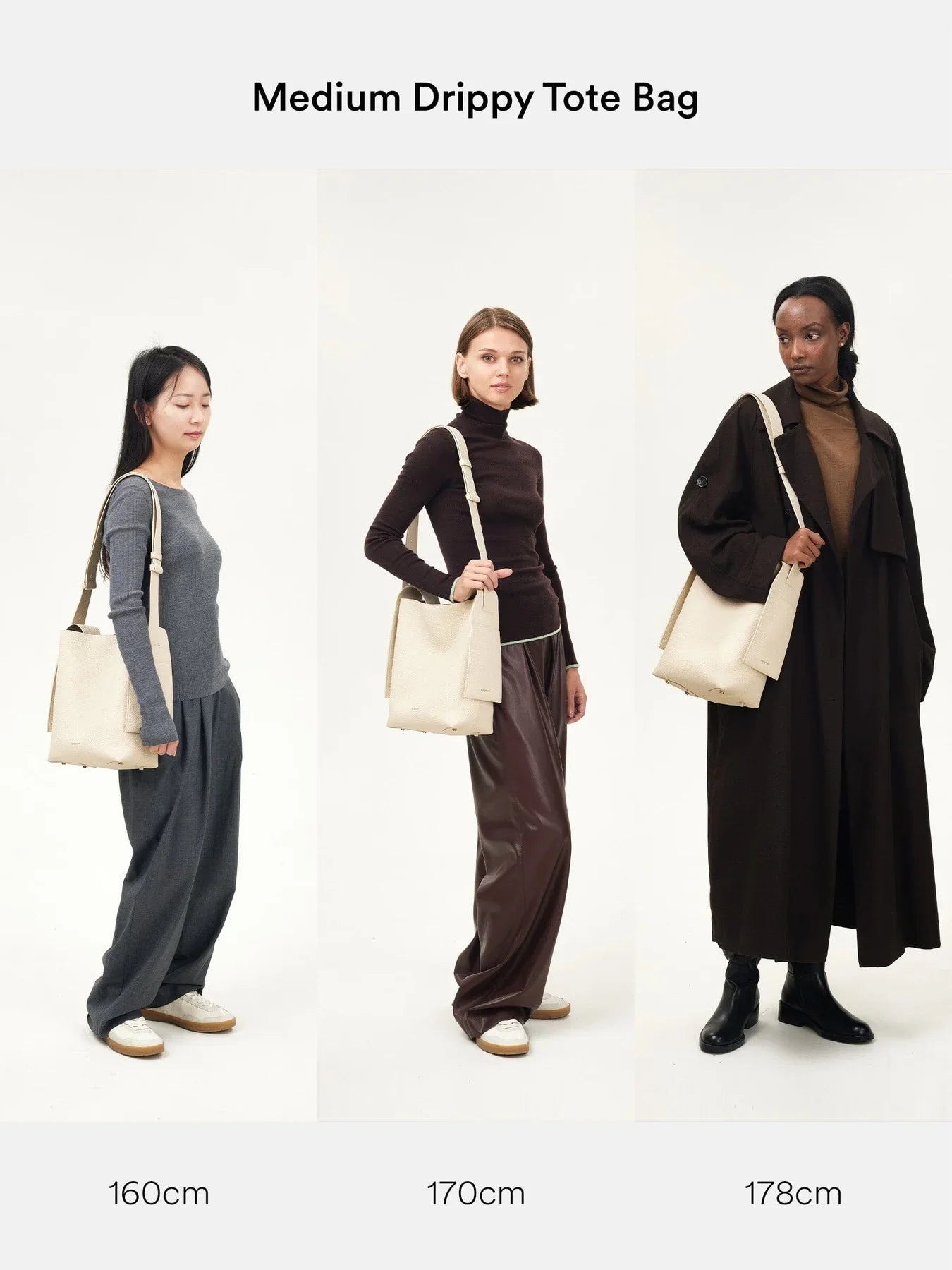 Medium Drippy Tote Bag - Onyx