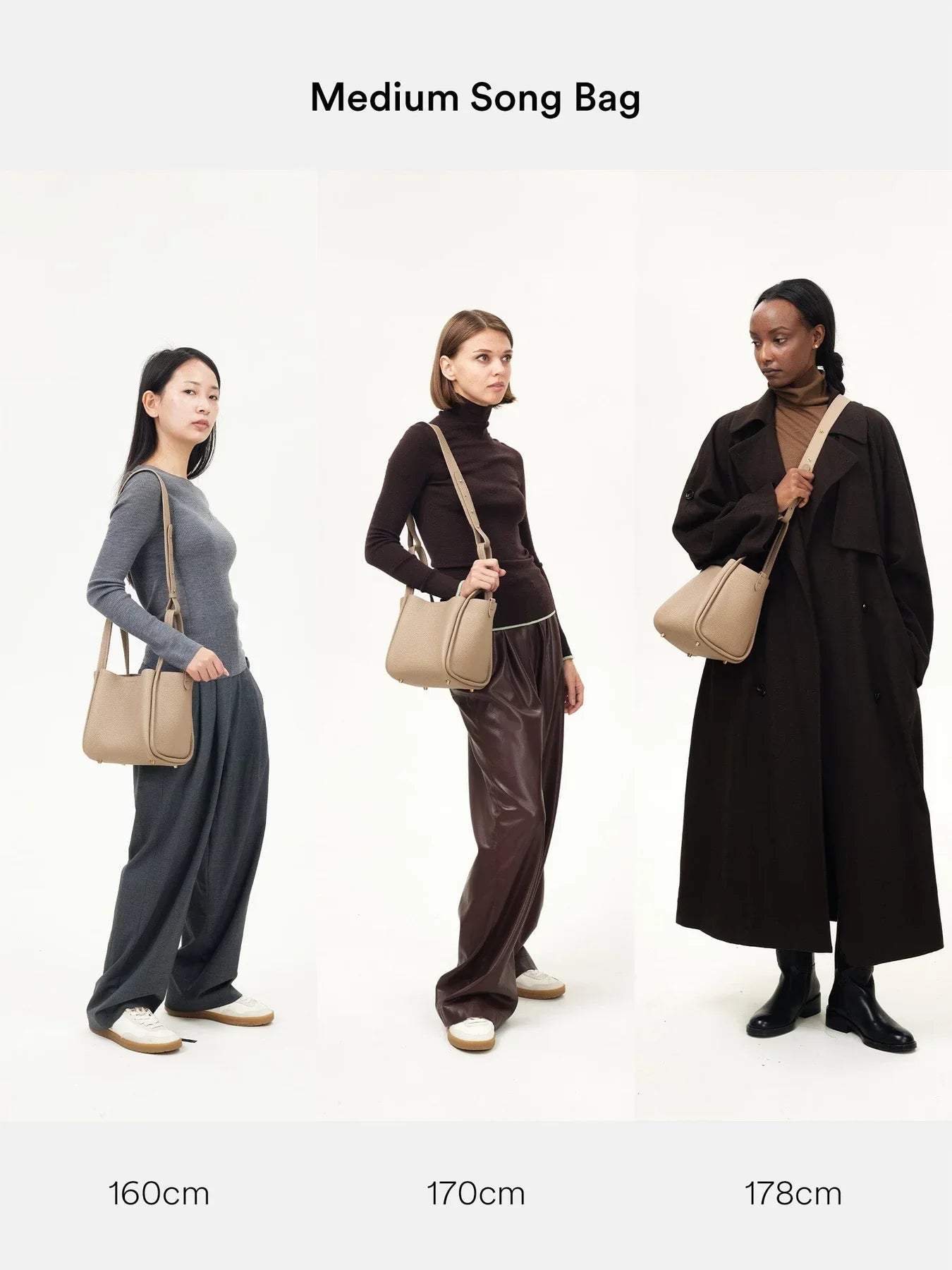 Medium Song Bag (vegan leather) - Eco Onyx