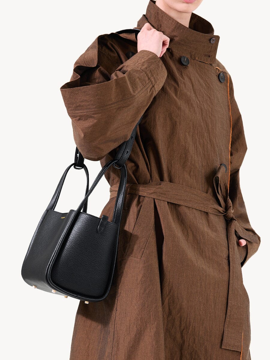 Medium Song Bag (vegan leather) - Eco Onyx