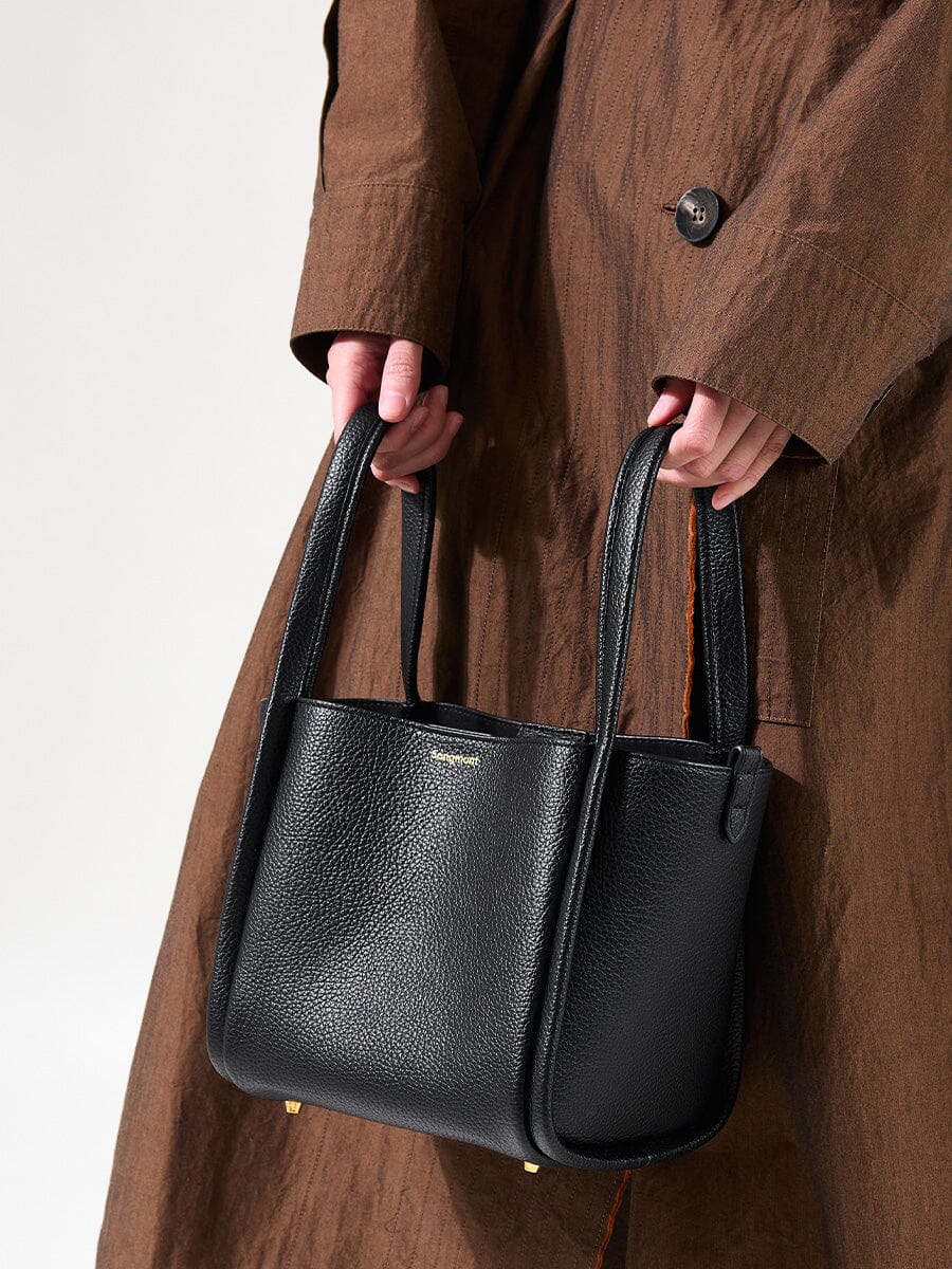 Medium Song Bag (vegan leather) - Eco Onyx