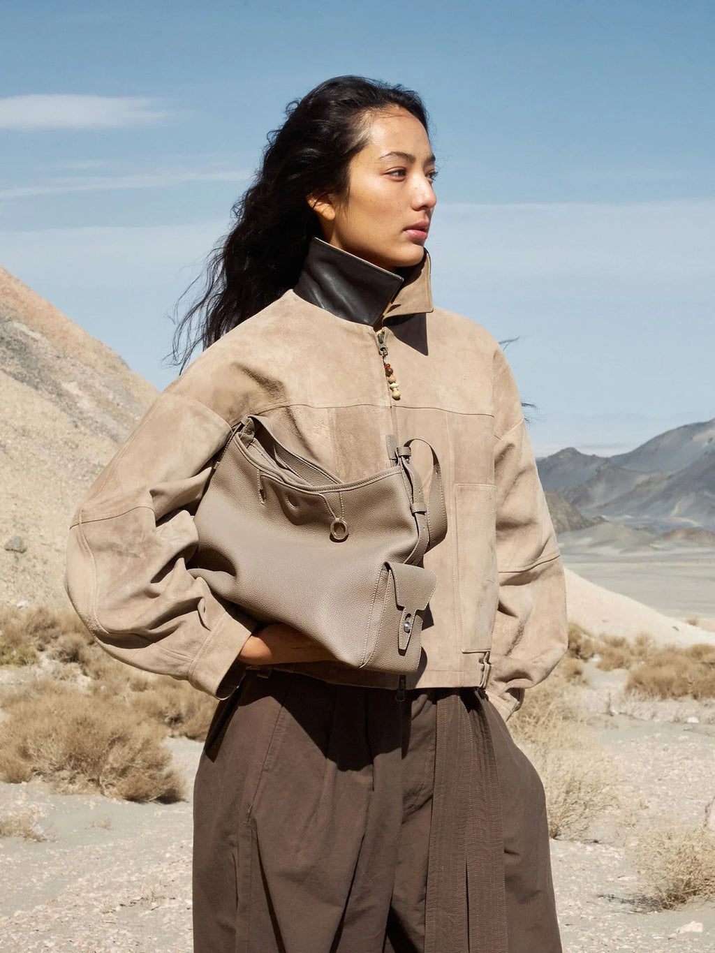 Medium Yore Hobo Bag - Cobble Grain