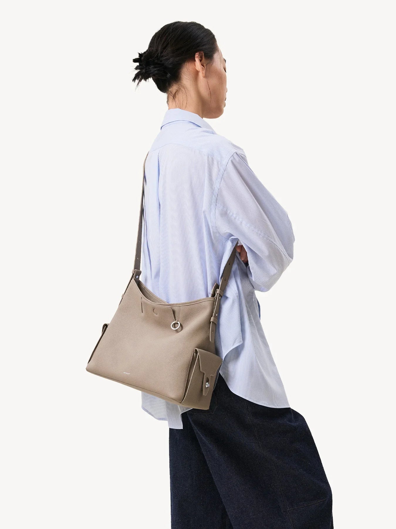 Medium Yore Hobo Bag - Cobble Grain