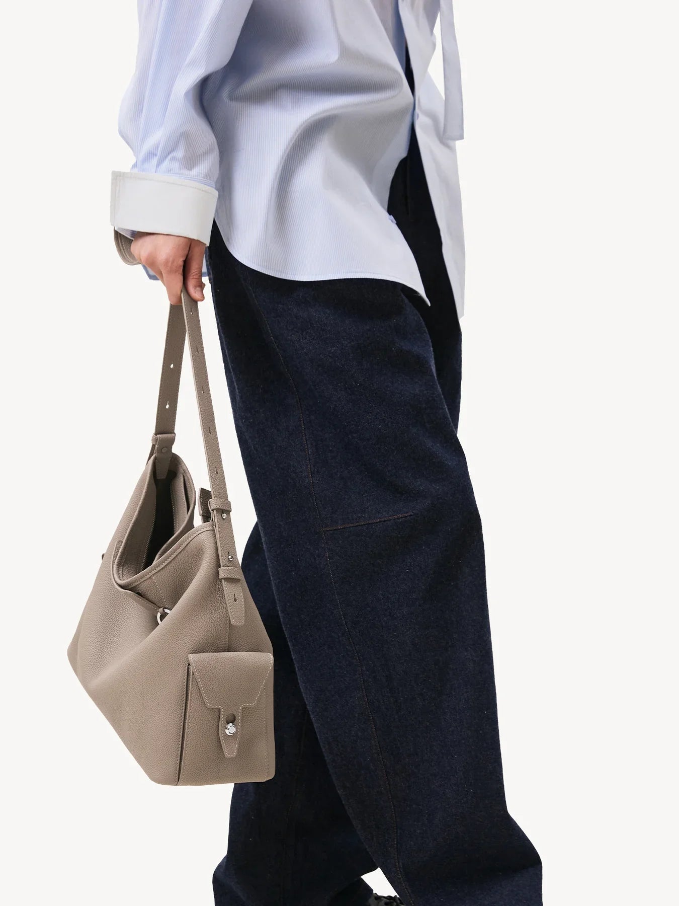 Medium Yore Hobo Bag - Cobble Grain