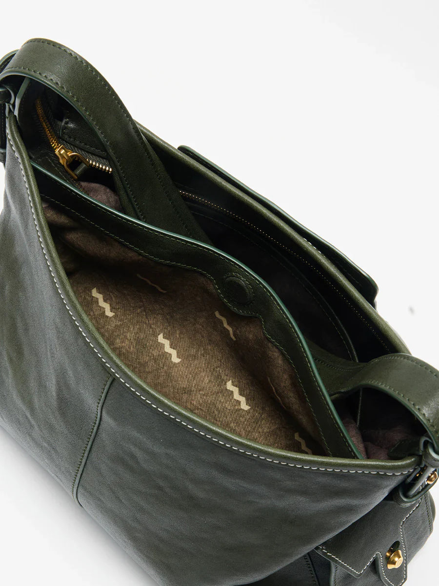Medium Yore Hobo Bag - Forest