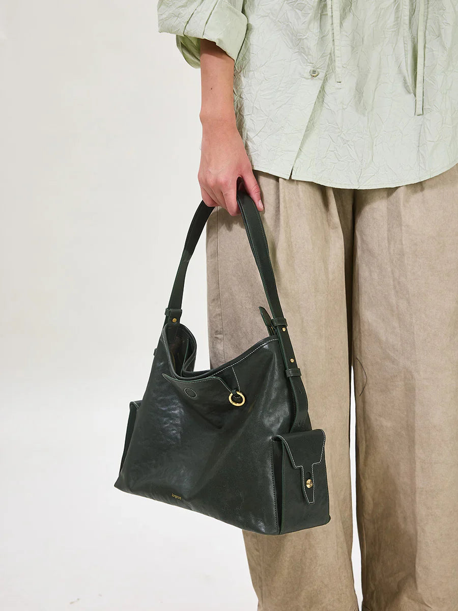 Medium Yore Hobo Bag - Forest