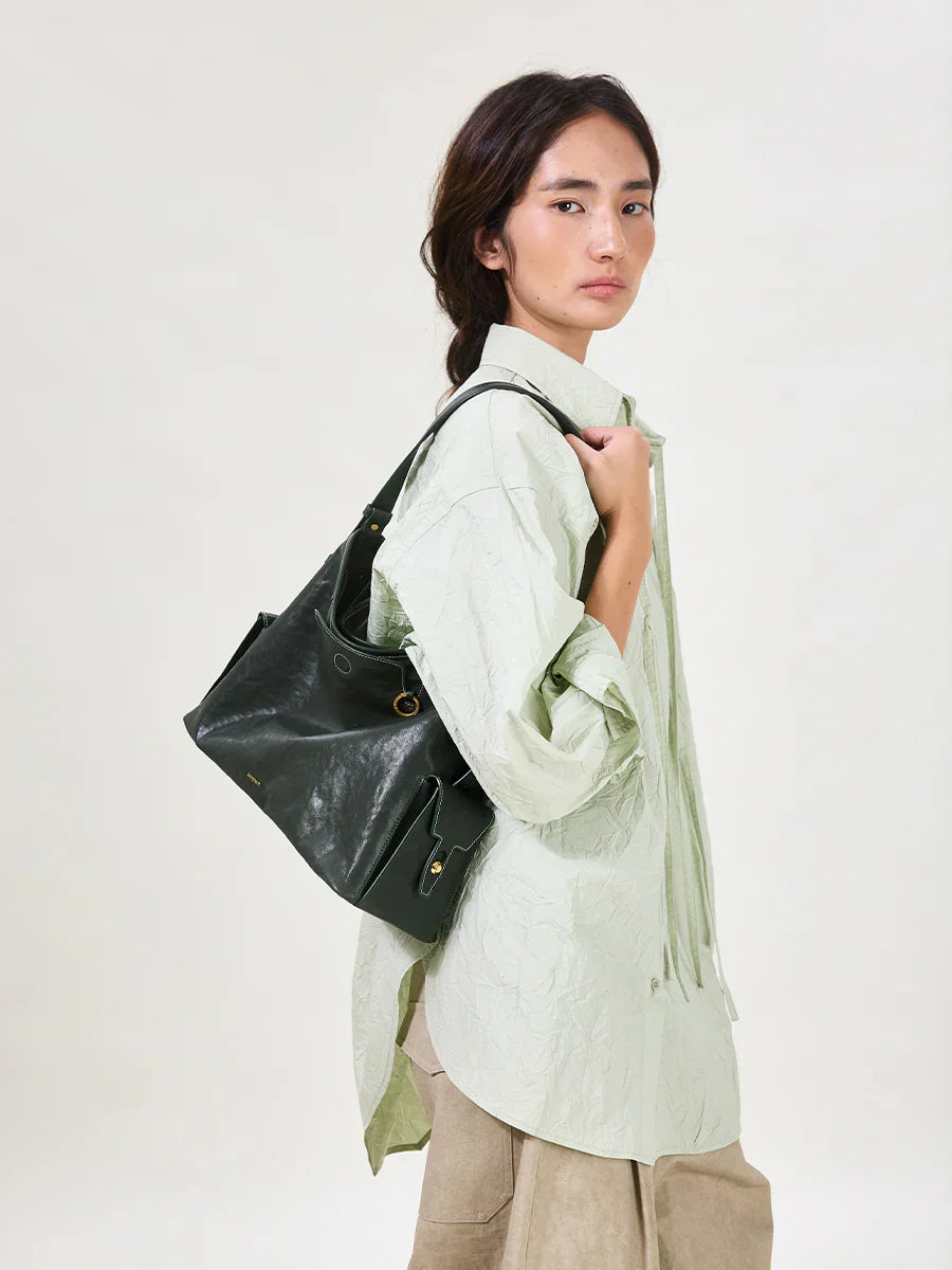Medium Yore Hobo Bag - Forest
