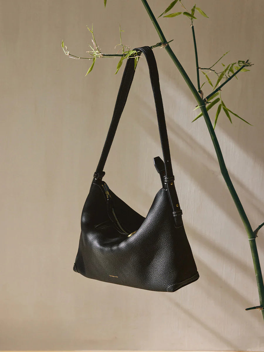 Medium Yore Hobo Bag (Minimal Version) - Onyx