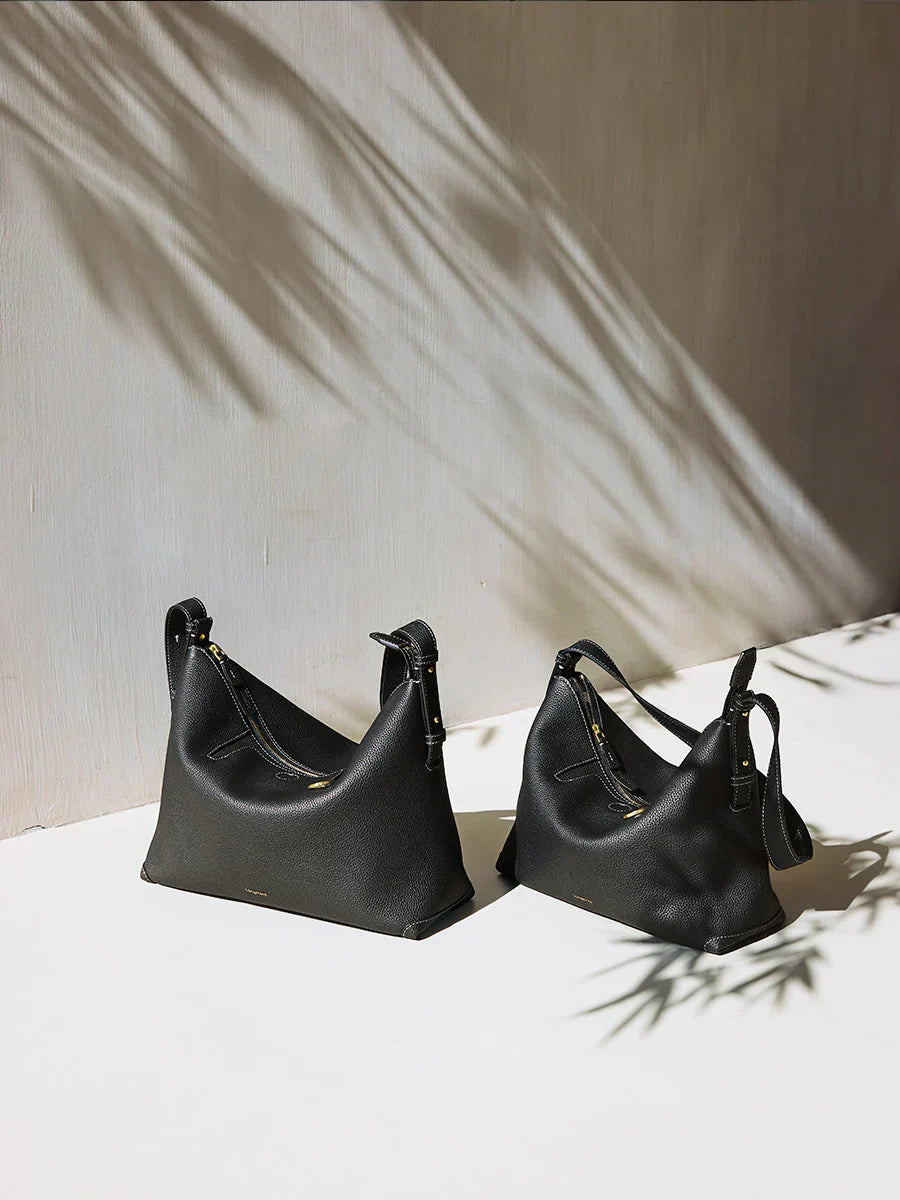 Medium Yore Hobo Bag (Minimal Version) - Onyx