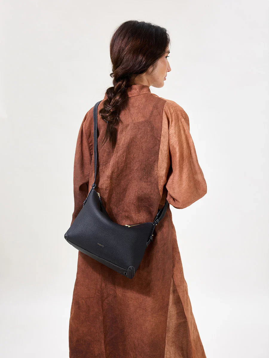 Medium Yore Hobo Bag (Minimal Version) - Onyx