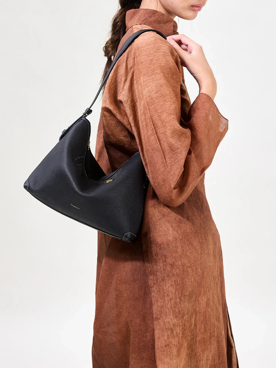 Medium Yore Hobo Bag (Minimal Version) - Onyx