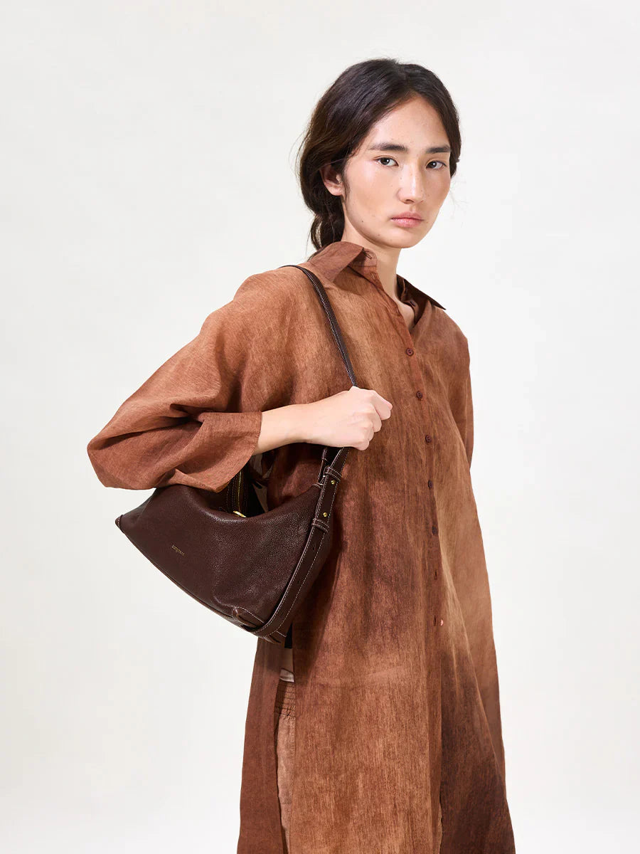 Medium Yore Hobo Bag (Minimal Version) - Raisin
