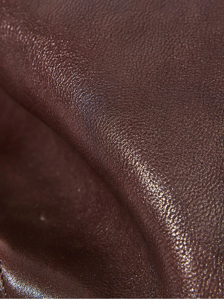 Medium Yore Hobo Bag (Minimal Version) - Raisin