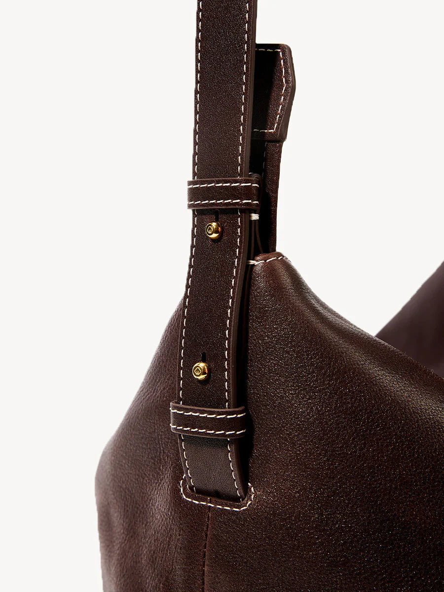 Medium Yore Hobo Bag (Minimal Version) - Raisin
